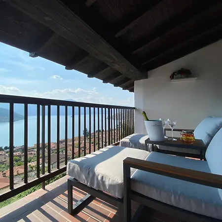 Lägenhet Con Vista - Dosso Lakeview Sale Marasino